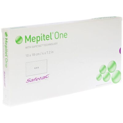 Mölnlycke Mepitel One 10x18cm Siliconen Wondbedekking - Wondzorg Mölnlycke Mepitel One 10x18cm Siliconen Wondbedekking - Wondzorg