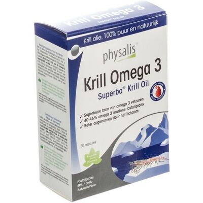 Physalis Krill Omega 3 30 capsules Physalis Krill Omega 3 30 capsules
