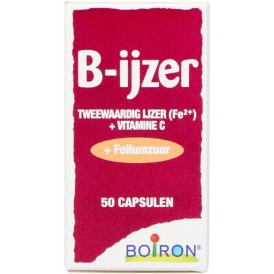 Boiron B-ijzer IJzersupplement - Capsules Boiron B-ijzer IJzersupplement - Capsules