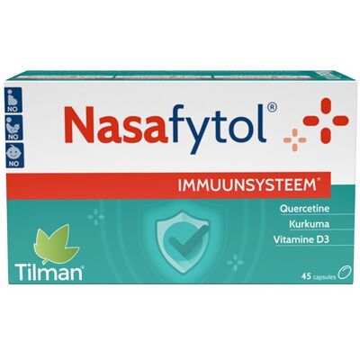 Tilman Nasafytol - Quercetin, Kurkuma, Vitamine D - Ademhalingsondersteuning - 45 Capsules Tilman Nasafytol - Quercetin, Kurkuma, Vitamine D - Ademhalingsondersteuning - 45 Capsules