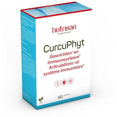 Nutrisan Curcuphyt - Curcuminoïden fytosoom - 60 capsules Nutrisan Curcuphyt - Curcuminoïden fytosoom - 60 capsules