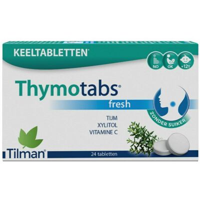 Tilman Thymotabs Verse Zuigtabletten - Ademhaling Tilman Thymotabs Verse Zuigtabletten - Ademhaling