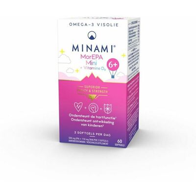 Minami MorEPA Mini Junior Fraise - Supplementen Minami MorEPA Mini Junior Fraise - Supplementen