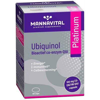 Mannavital Ubiquinol Platinum - Vitaminen en mineralen supplement Mannavital Ubiquinol Platinum - Vitaminen en mineralen supplement