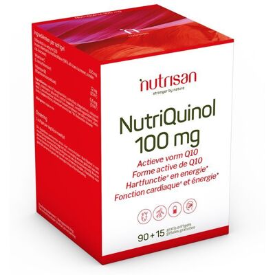 Nutrisan Ubiquinol 100mg - Hart & Energie Nutrisan Ubiquinol 100mg - Hart & Energie