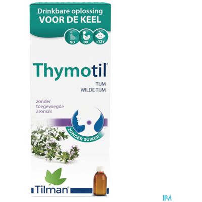 Tilman Thymotil 150ml Keelsiroop - Verzacht & Kalmeer Tilman Thymotil 150ml Keelsiroop - Verzacht & Kalmeer