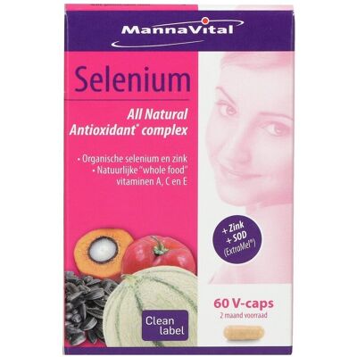 Mannavital Selenium natuurlijk - Voedingssupplement Mannavital Selenium natuurlijk - Voedingssupplement