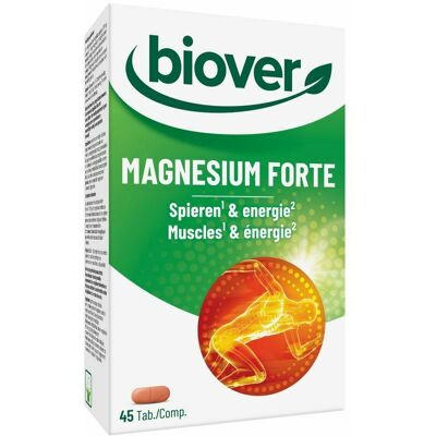 Biover Magnesium Forte - Magnesium, Energie, Zenuwstelsel - Voedingssupplement Biover Magnesium Forte - Magnesium, Energie, Zenuwstelsel - Voedingssupplement