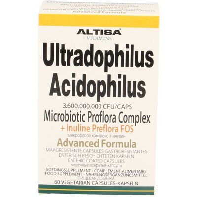 Altisa Ultraphilus Acidophilus + Inuline 60 Capsules Altisa Ultraphilus Acidophilus + Inuline 60 Capsules