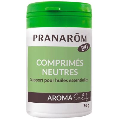Pranarôm Neutrale Tabletten - Ondersteuning voor essentiële oliën - 30g Pranarôm Neutrale Tabletten - Ondersteuning voor essentiële oliën - 30g