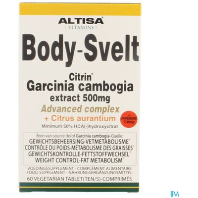 Altisa Body Svelt Garcin.500mg Citrin Cplx Comp 60 Altisa Body Svelt Garcin.500mg Citrin Cplx Comp 60