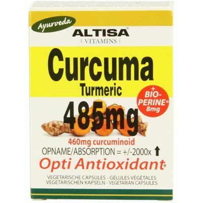 Altisa Kurkuma Piperine 485 mg - Voedingssupplement Altisa Kurkuma Piperine 485 mg - Voedingssupplement