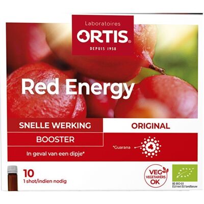 Ortis Red Energy Biologisch 10x15ml Ortis Red Energy Biologisch 10x15ml