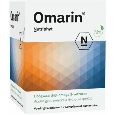 Nutriphyt Omarin Softgels - Omega-3 Visolie Supplement Nutriphyt Omarin Softgels - Omega-3 Visolie Supplement