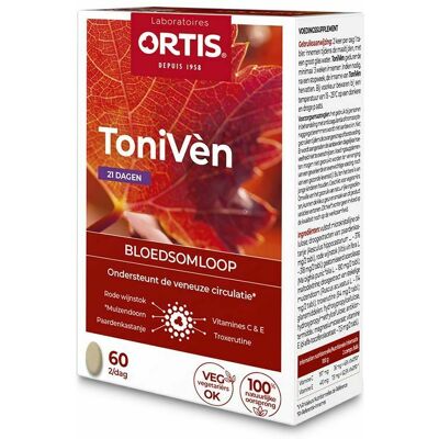 Ortis Toniven 60 Tabletten - Voedingssupplement Ortis Toniven 60 Tabletten - Voedingssupplement