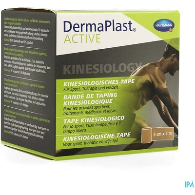 Hartmann Dp Active Kinesio Tape Huid 1 P/s Hartmann Dp Active Kinesio Tape Huid 1 P/s