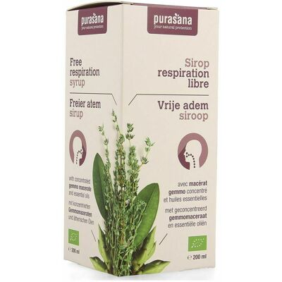 Purasana Puragem Biologische Bovenste Ademhalingsiroop Purasana Puragem Biologische Bovenste Ademhalingsiroop