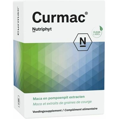 Nutriphyt NutriMaca Pompoen 60 Tabletten - Voedingssupplement Nutriphyt NutriMaca Pompoen 60 Tabletten - Voedingssupplement