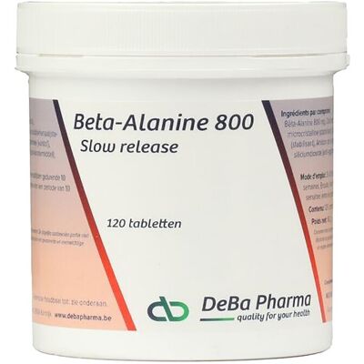 Debapharma Beta-alanine 800mg Slow Release Comp 120 Deba Debapharma Beta-alanine 800mg Slow Release Comp 120 Deba