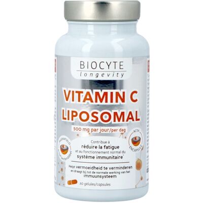 Biocyte Vitamine C Liposomale - Immuunsysteem ondersteuning - 30 Capsules Biocyte Vitamine C Liposomale - Immuunsysteem ondersteuning - 30 Capsules