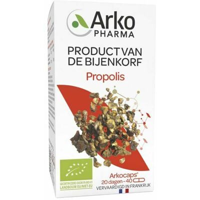 Arkopharma Propolis 40 Capsules - Immuun- & ademhalingsondersteuning Arkopharma Propolis 40 Capsules - Immuun- & ademhalingsondersteuning
