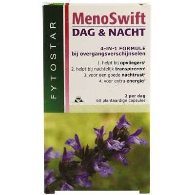 Fytostar Meno-swift Dag&nacht Caps 60 Fytostar Meno-swift Dag&nacht Caps 60