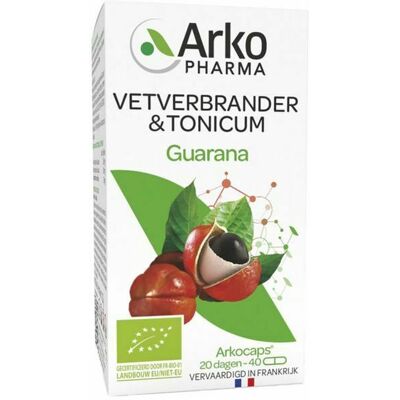 Arkopharma Arkogélules Guarana - Energie & Vetverbrander - Voedingssupplement Arkopharma Arkogélules Guarana - Energie & Vetverbrander - Voedingssupplement
