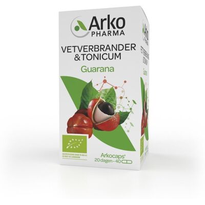 Arkopharma Arkogélules Guarana - Energie & Vetverbrander - Voedingssupplement Arkopharma Arkogélules Guarana - Energie & Vetverbrander - Voedingssupplement