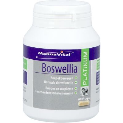 Mannavital Boswellia Platinum - Vegetarische Capsules - 60 stuks Mannavital Boswellia Platinum - Vegetarische Capsules - 60 stuks
