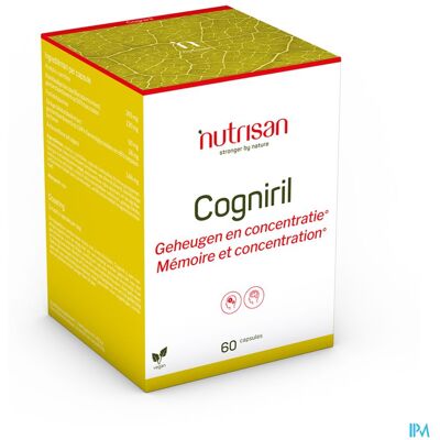 Nutrisan Cogniril - Voedingssupplement voor de hersenen Nutrisan Cogniril - Voedingssupplement voor de hersenen