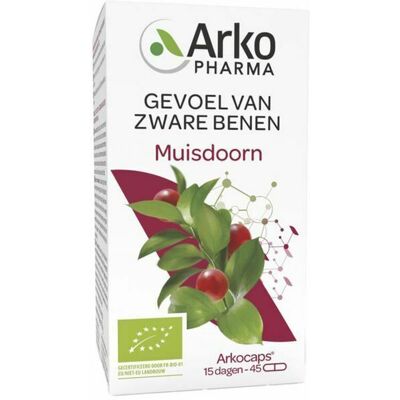 Arkopharma Arkogélules Fragon - Ondersteunt de Circulatie - 45 Capsules Arkopharma Arkogélules Fragon - Ondersteunt de Circulatie - 45 Capsules