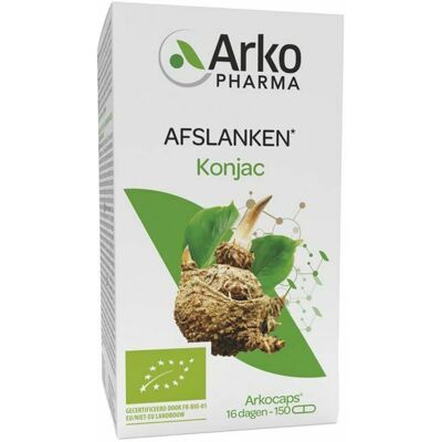 Arkopharma Konjac Supplement - Bio, 150 Vegetarische Capsules - Gewichtsverlies Arkopharma Konjac Supplement - Bio, 150 Vegetarische Capsules - Gewichtsverlies