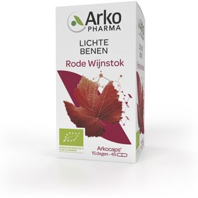 Arkopharma Arkogélules Vigne Rouge - Ondersteunt de bloedcirculatie - 45 capsules Arkopharma Arkogélules Vigne Rouge - Ondersteunt de bloedcirculatie - 45 capsules