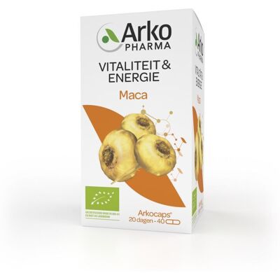 Arkopharma Maca 40 Capsules - Voedingssupplement - Biologisch & Natuurlijk - Vitaliteit & Energie Arkopharma Maca 40 Capsules - Voedingssupplement - Biologisch & Natuurlijk - Vitaliteit & Energie