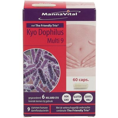 Mannavital Kyodophilus Multi 9 60 Capsules Mannavital Kyodophilus Multi 9 60 Capsules