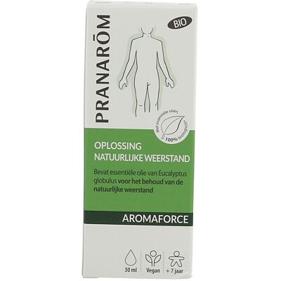 Pranarôm Aromaforce Natuurlijke Weerstand Oplossing Bio 30ml Pranarôm Aromaforce Natuurlijke Weerstand Oplossing Bio 30ml