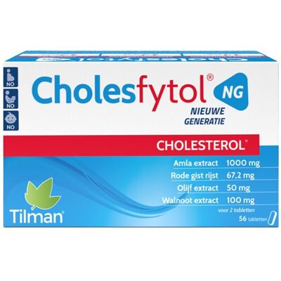 Tilman Cholesfytol NG - Cholesterolcontrole - 56 tabletten Tilman Cholesfytol NG - Cholesterolcontrole - 56 tabletten
