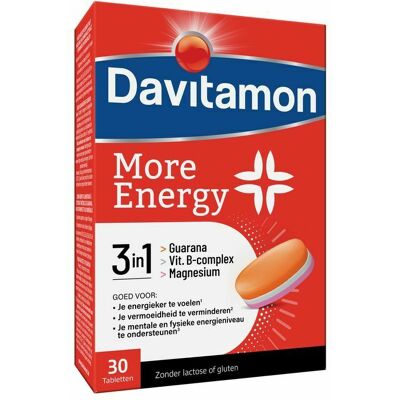 Davitamon Meer Energie 3-in-1 - Supplement Davitamon Meer Energie 3-in-1 - Supplement