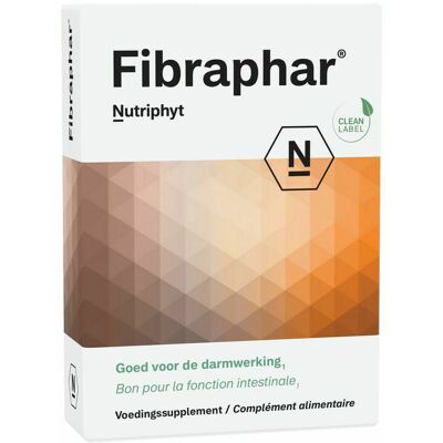 Nutriphyt Fibraphar 30 Capsules - Spijsvertering Supplement Nutriphyt Fibraphar 30 Capsules - Spijsvertering Supplement