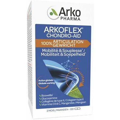 Arkopharma Arkoflex Chondro-aid 100% Gewrichten Caps 120 Arkopharma Arkoflex Chondro-aid 100% Gewrichten Caps 120