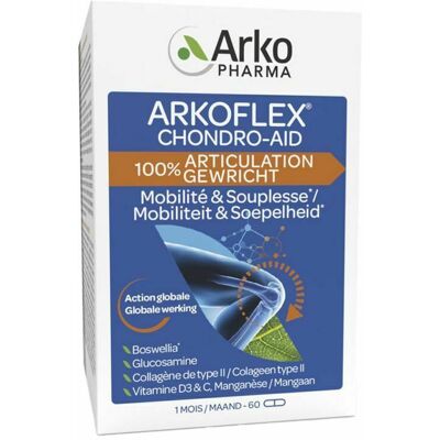 Arkopharma Arkoflex Chondro-aid 100% Gewrichten Caps 60 Arkopharma Arkoflex Chondro-aid 100% Gewrichten Caps 60