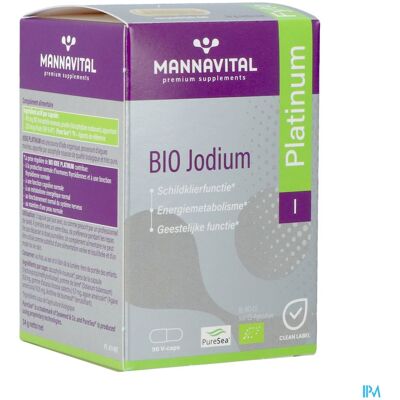 Mannavital Jodium Platinum Bio V-caps 90 Mannavital Jodium Platinum Bio V-caps 90