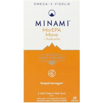 Minami Morepa Move + Curcuma 60 Softgels Minami Morepa Move + Curcuma 60 Softgels