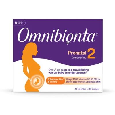 Omnibionta Pronatal 2 Zwangerschap 56 Tabletten + 56 Capsules Omnibionta Pronatal 2 Zwangerschap 56 Tabletten + 56 Capsules