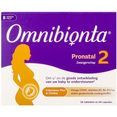 Omnibionta Pronatal 2 Zwangerschap 56 Tabletten + 56 Capsules Omnibionta Pronatal 2 Zwangerschap 56 Tabletten + 56 Capsules