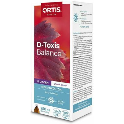 Ortis D-Toxis Balance Kersen Detox Vetverlies 250ml Ortis D-Toxis Balance Kersen Detox Vetverlies 250ml