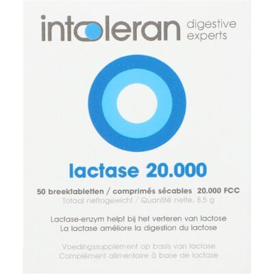 Intoleran Lactase 20 000 50 Tabletten Intoleran Lactase 20 000 50 Tabletten