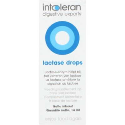 Intoleran Lactase Druppels - 14ml - Lactosevrij voor koken Intoleran Lactase Druppels - 14ml - Lactosevrij voor koken