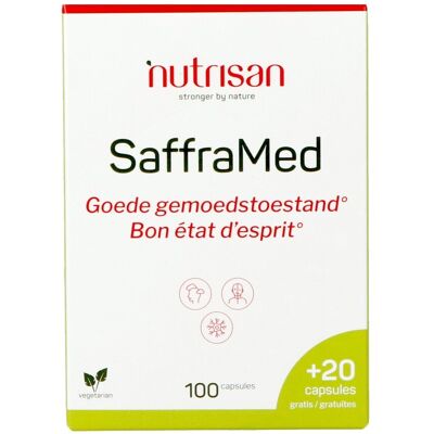 Nutrisan - SaffraMed - 100+20 capsules - Voedingssupplement Nutrisan - SaffraMed - 100+20 capsules - Voedingssupplement