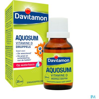 Davitamon - Aquosum - Drops - 25 ml - Vitamin D supplement Davitamon - Aquosum - Drops - 25 ml - Vitamin D supplement